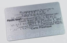 plastic business cards